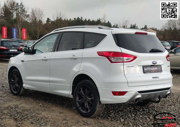 Ford Kuga cena 57200 przebieg: 192000, rok produkcji 2015 z Lubsko małe 781